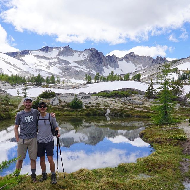 Ballard R2 duo at the Enchantments. #NoFilter #FamilyMedicine #Seattle