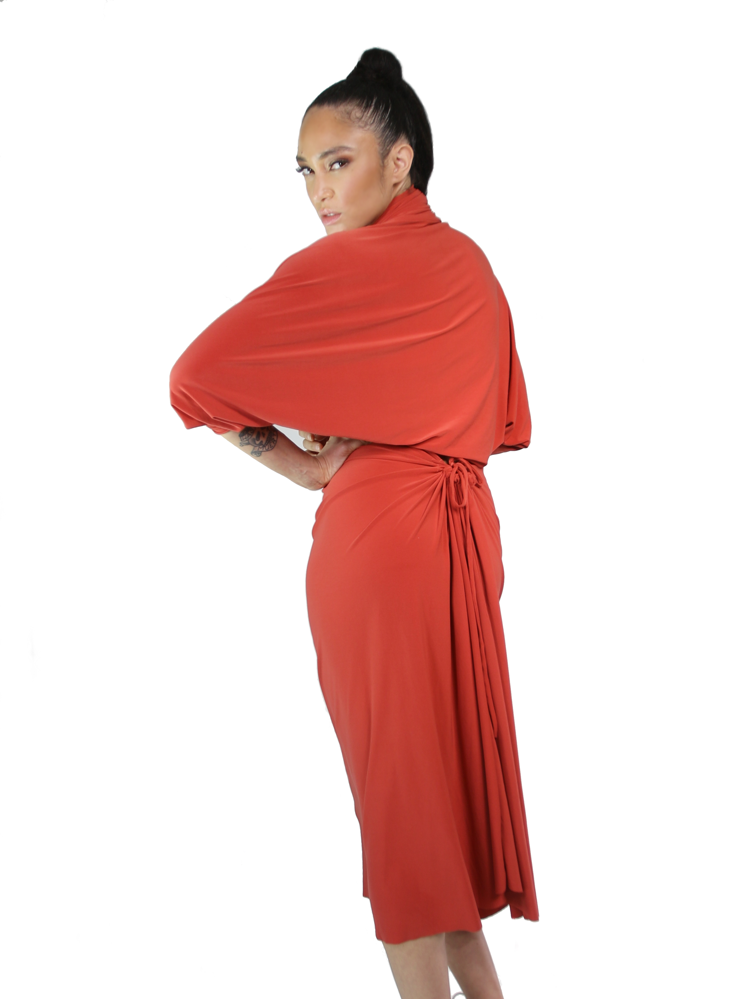 keyhole halter dress back shrug naima.jpg