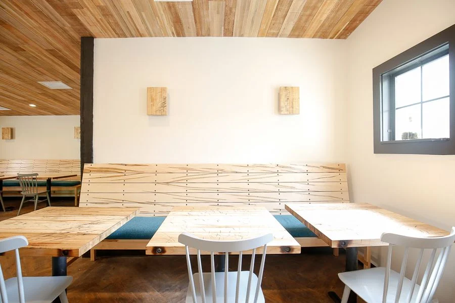 Our goal was to honor the legacy of a culinary landmark while breathing new life into this old little house. We had to rethink the use and flow to create a one-of-a-kind space where the community could come to connect through great food and ambience. Like their food, the vibe and energy is modern whimsical wrapped in tradition.