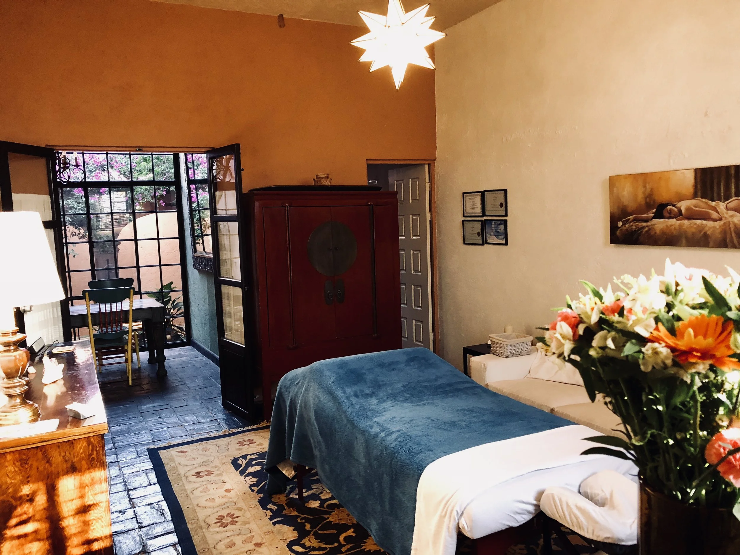 Our beautiful and peaceful studio