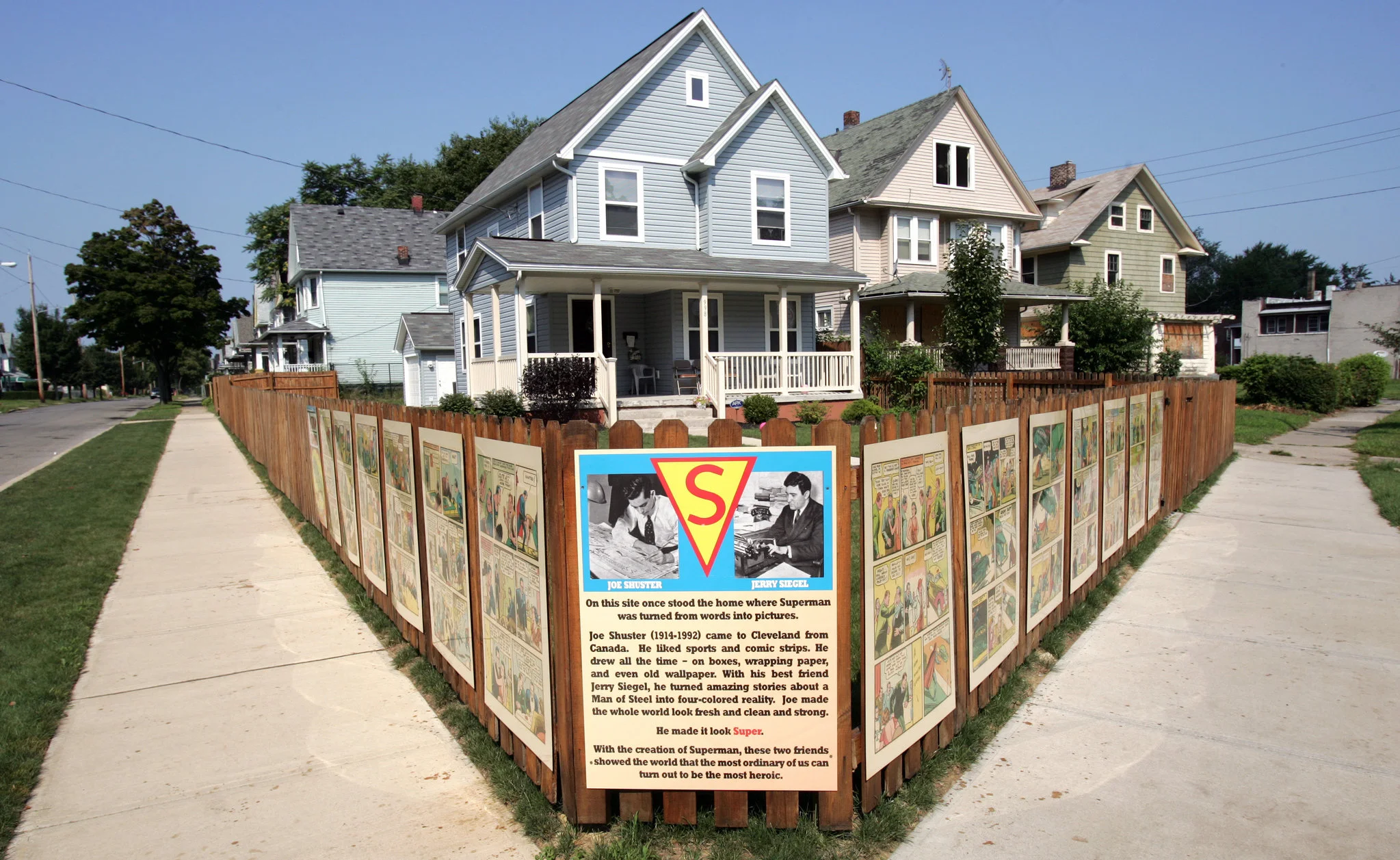 The Shuster House, Cleveland, Ohio.