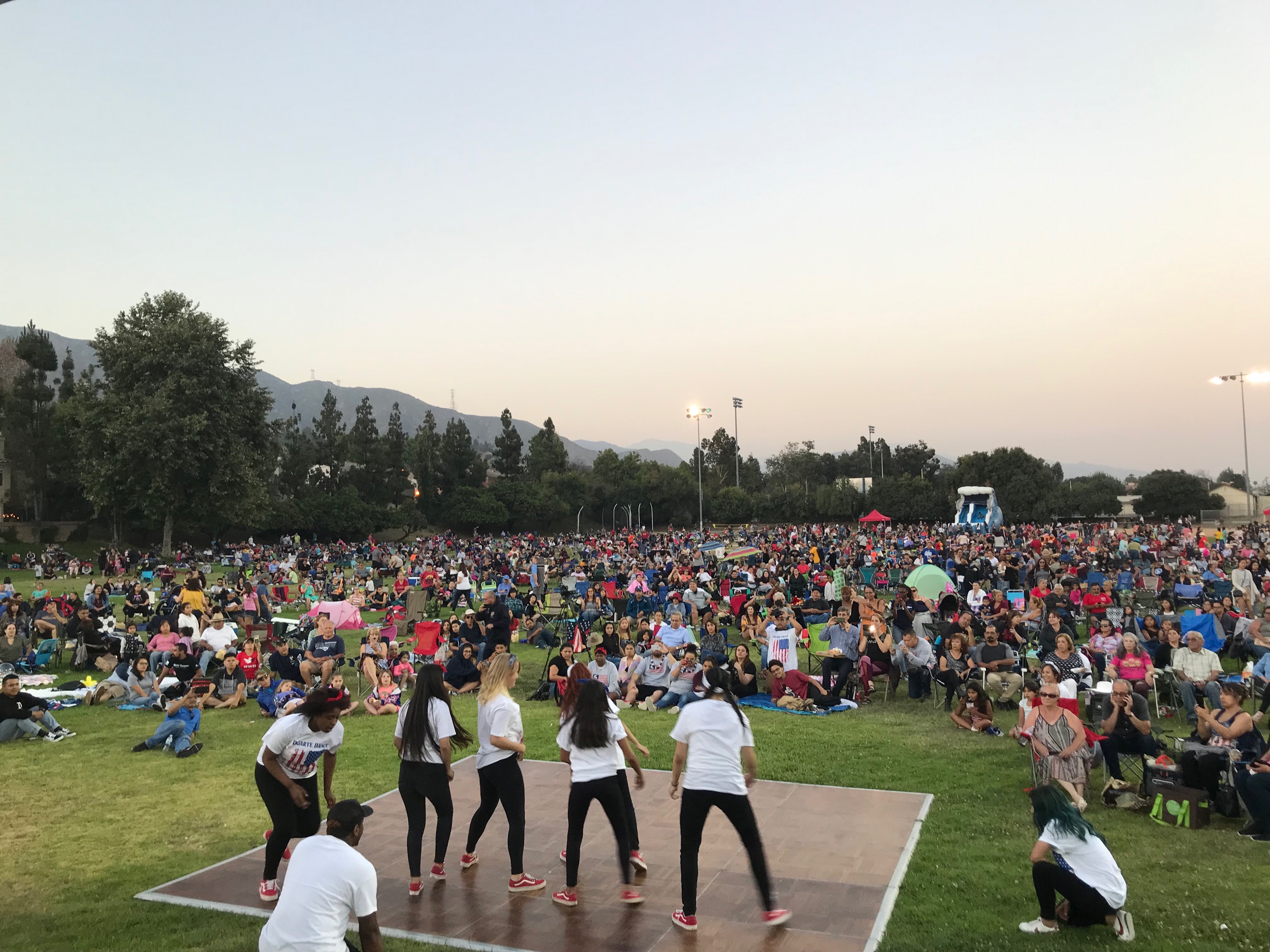 Many people enjoyed our live entertainment.
