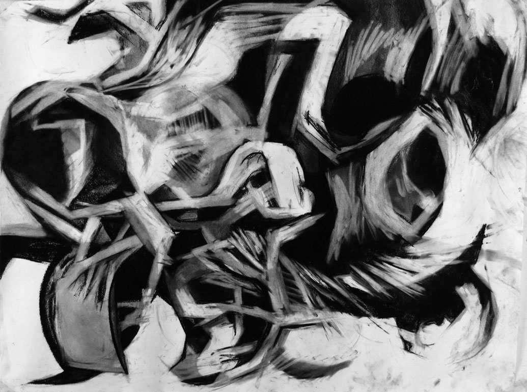Marbles #2 Charcoal on Paper, 2013