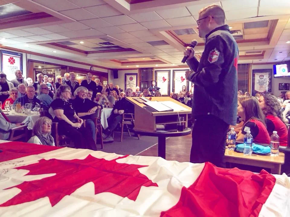 Sending friends off to their dreams