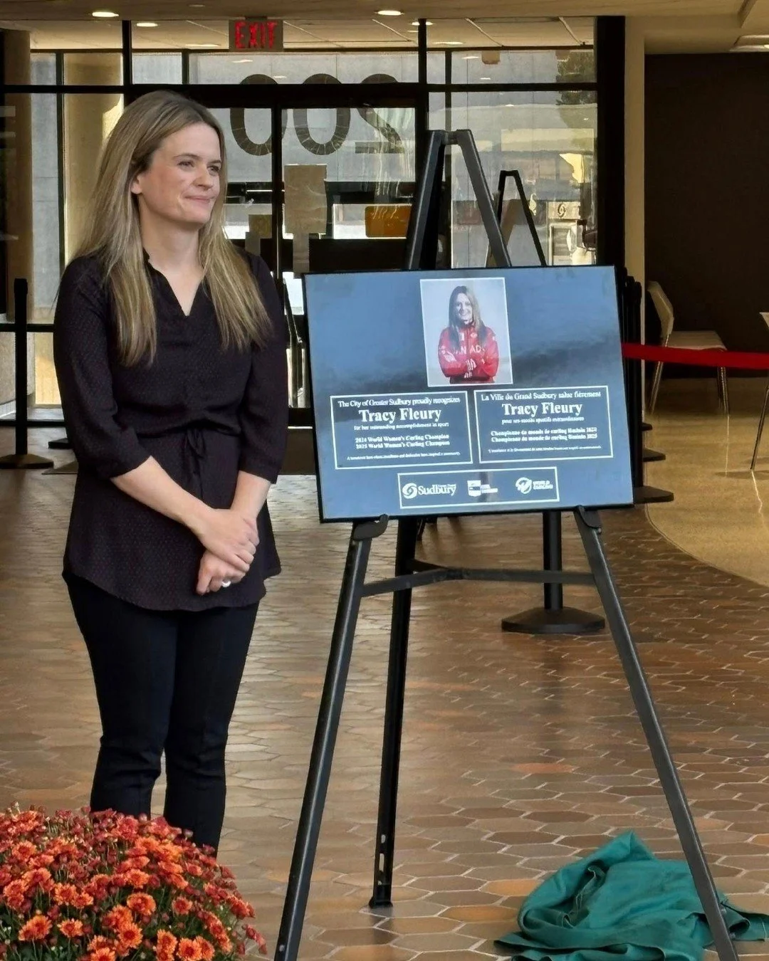 Congratulations to Tracy Fleury, who was recognized tonight by the City of Greater Sudbury for her incredible curling accomplishments! 🥌✨

The Mayor also officially proclaimed October 7, 2025, as &ldquo;Tracy Fleury Day&rdquo; &mdash; a well-deserve