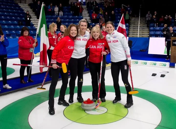 Celebrating National Girls and Women in Sport Day, championing those who lead, compete, and change the game every day 🥌✨ 

📷 : @curling / @grandslamcurling