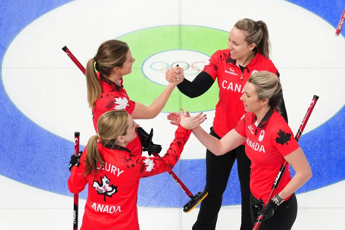 Opened up #MilanoCortina2026 with a win against 🇩🇰 

We&rsquo;ll be back tomorrow at 8am ET 🆚 🇺🇸

📸: Candice Ward/COC