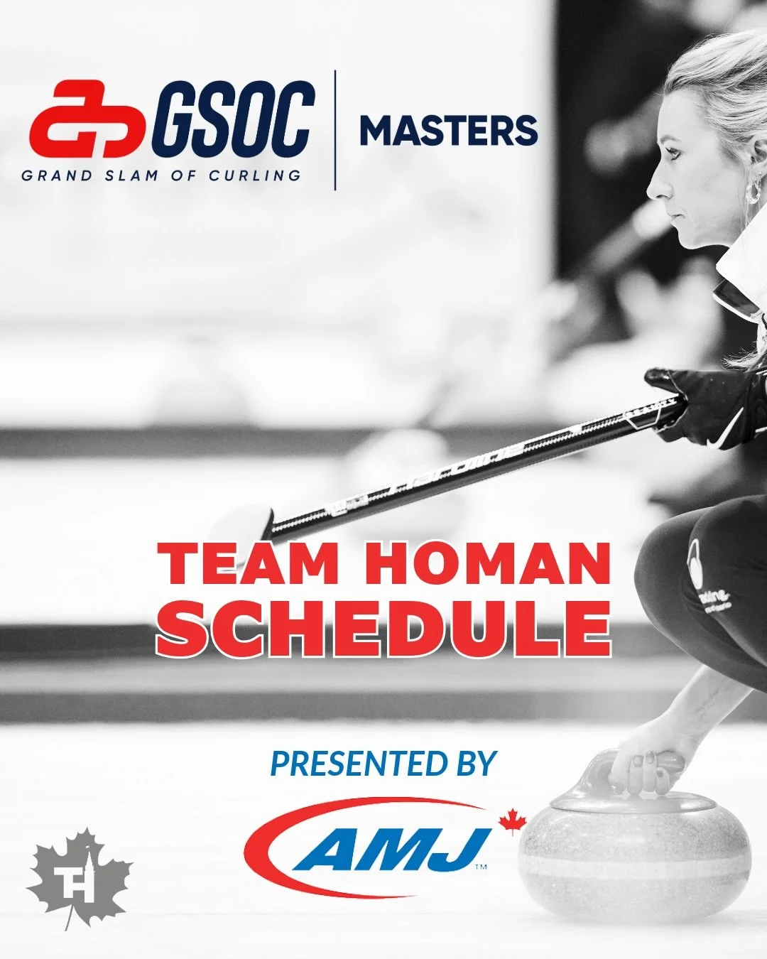 Next week we&rsquo;re back at the @grandslamofcurling in Medicine Hat, AB!

Here&rsquo;s our GSOC Masters schedule presented by @amjmove.

See you on the ice soon!

#TeamHoman | #curling
