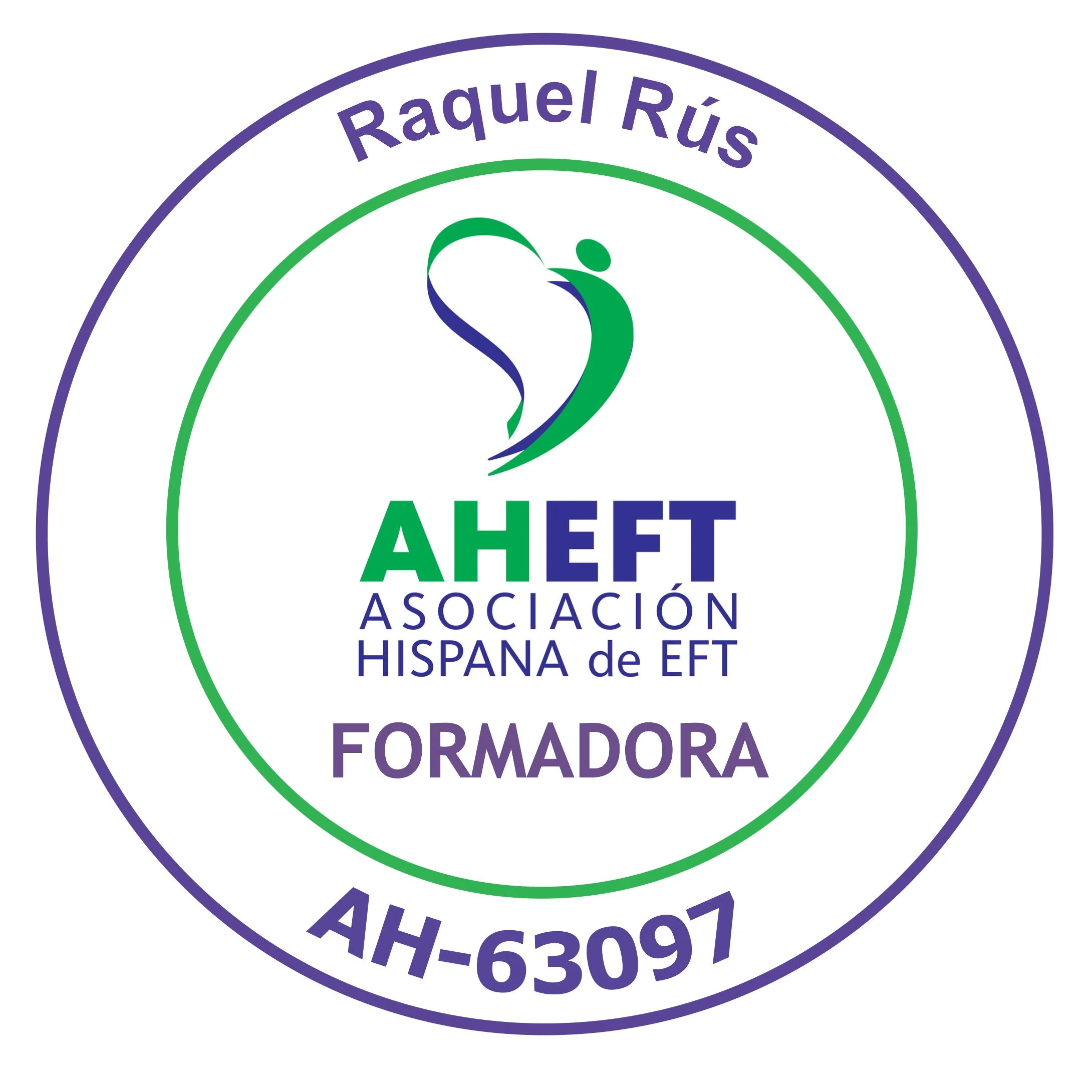 Formadora Avanzada de la Asociación Hispana de EFT (AHEFT).