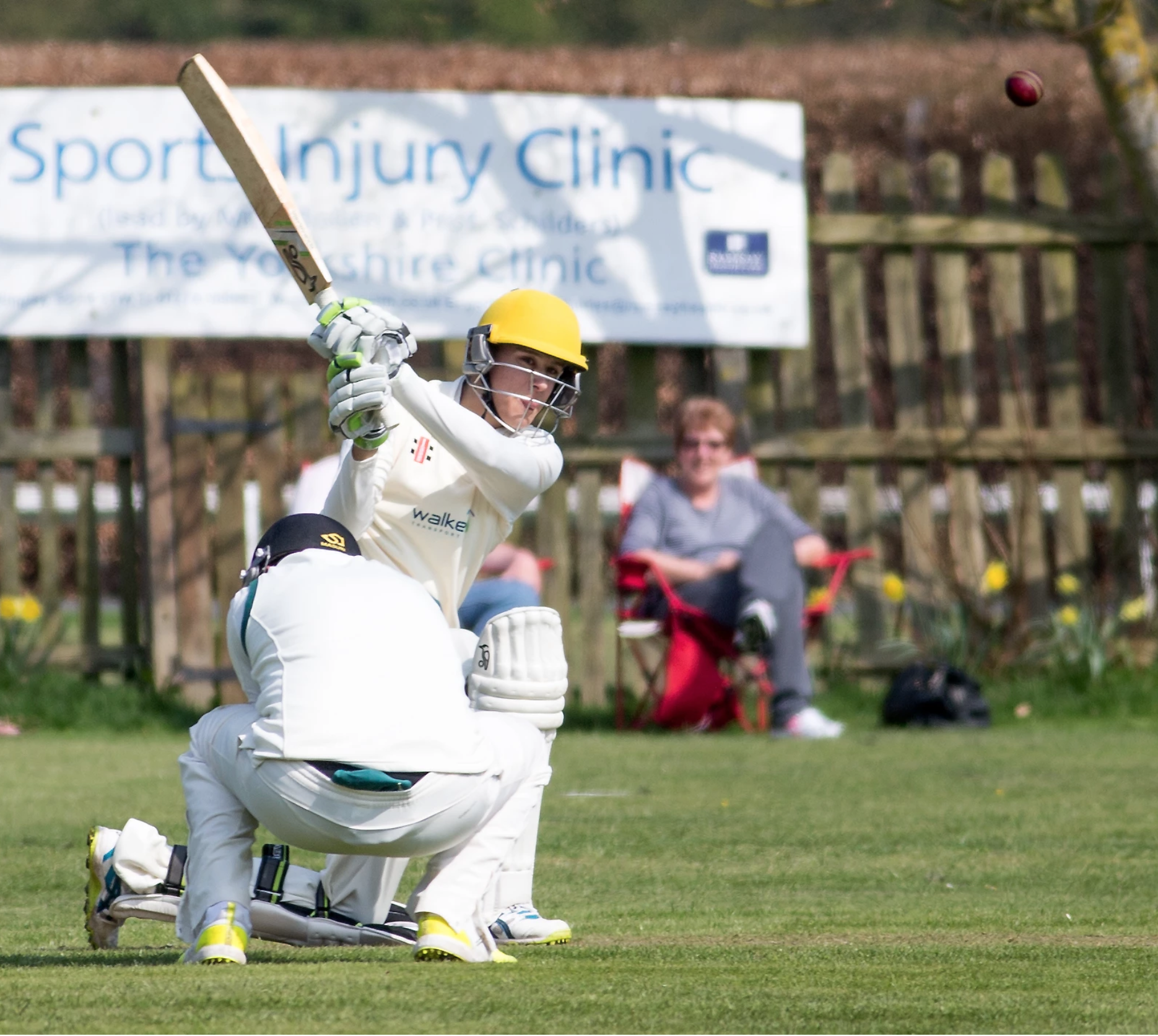Forster confidently sweeps Otley's Billy Hyde in the season's opening fixture.