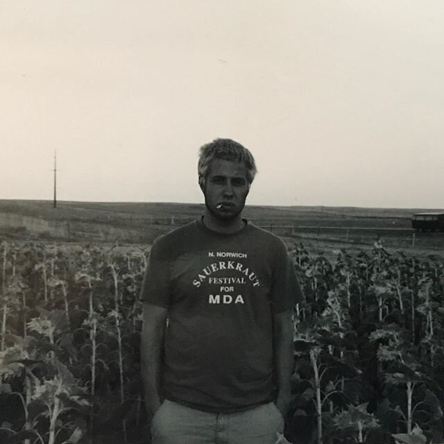 Found this oldie from somewhere in South Dakota? (circa 2000) on a tour of the U.S. What a charmer I was 😂 #tbw Stay safe, everyone.