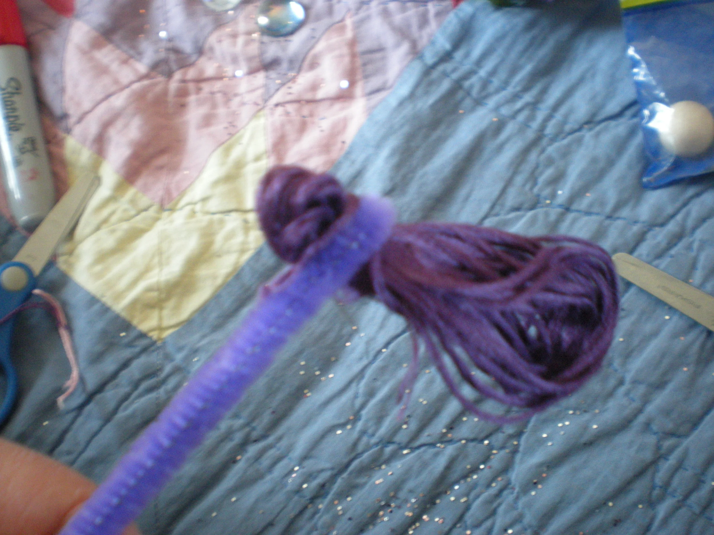 attaching the hair