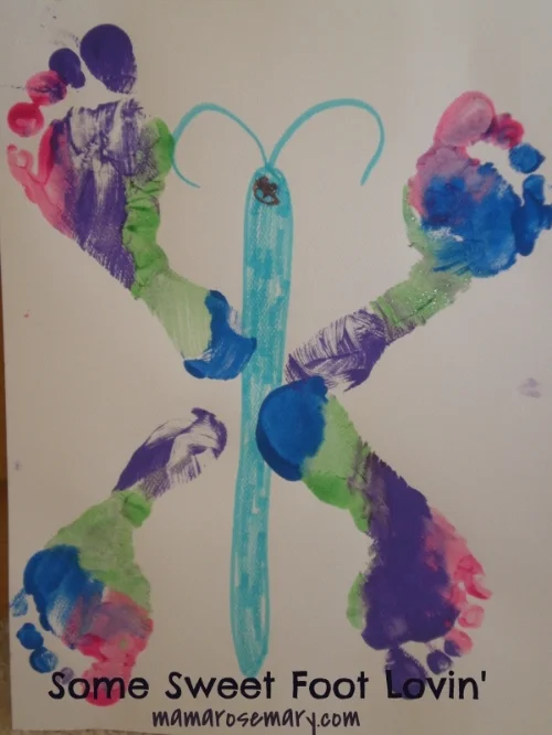 Foot Print Butterfly