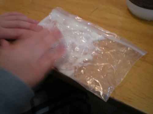 squishing foot balm