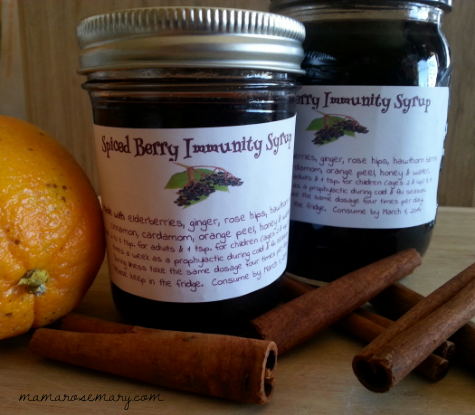 Spiced Berry Immunity Syrup