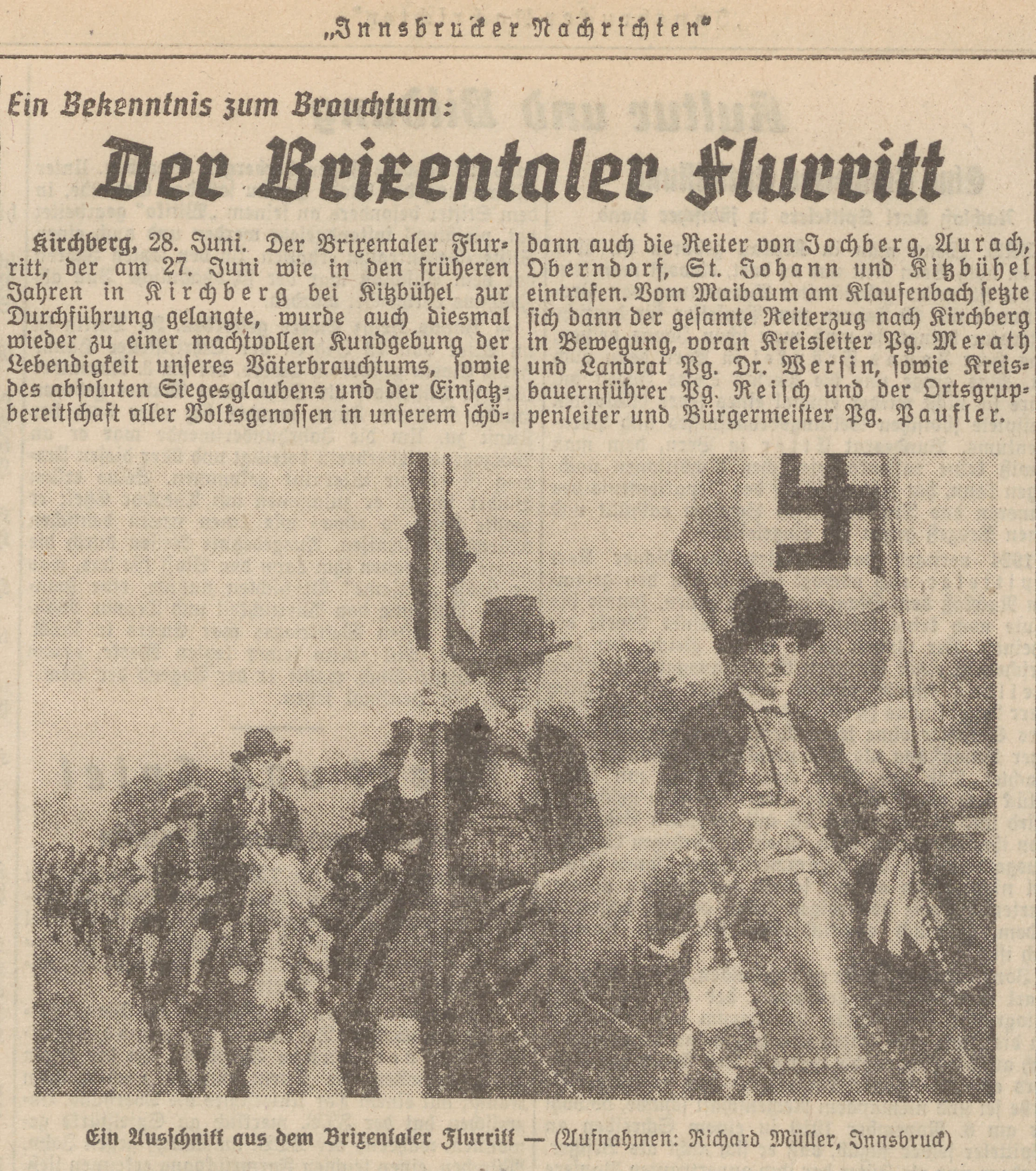 Photo | (c) Innsbrucker Nachrichten Nr. 151, 29.6.1943, S. 3