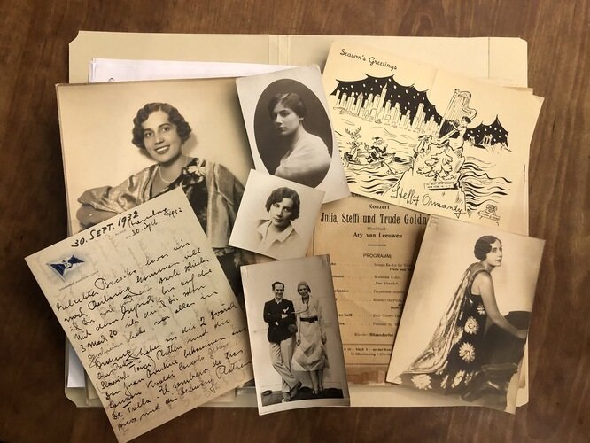 (c) New York Philharmonic Archives; Personal letters, programs, and photographs used to tell Goldner’s story