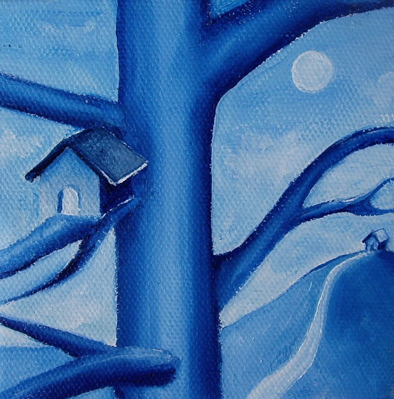 Oil on canvas. 4" x 4" x 1"&nbsp; 2013Purchase here. 