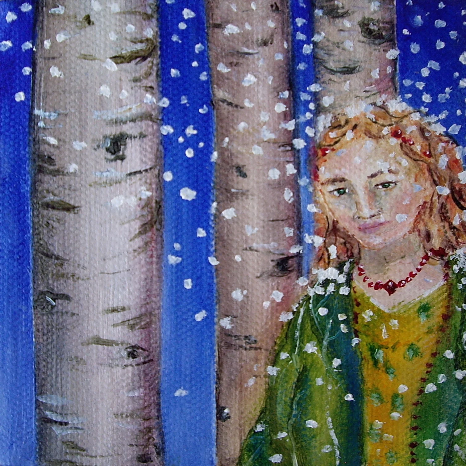 Oil on canvas. 4" x 4" x 1"&nbsp; 2013Purchase here. 