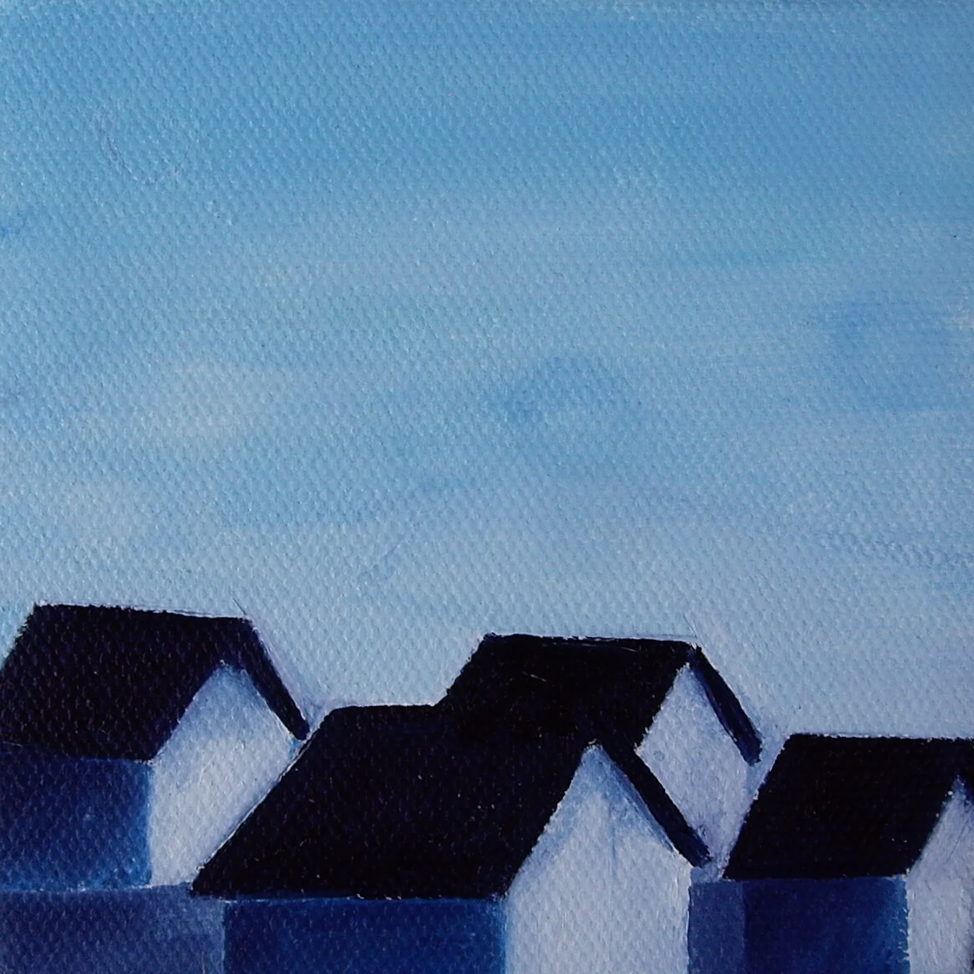 Oil on canvas. 4" x 4" x 1"&nbsp; 2013Purchase here. 