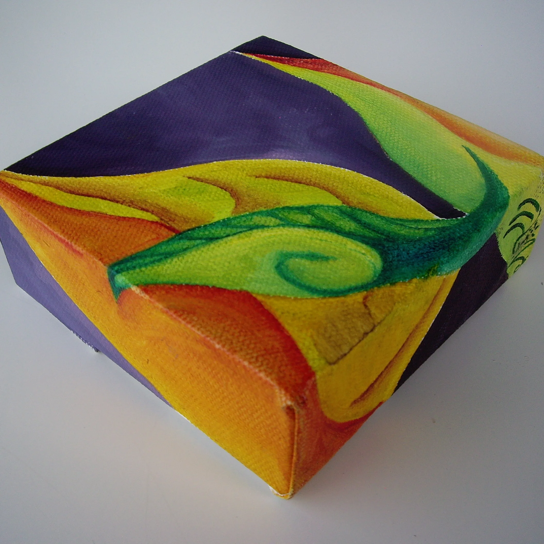 Oil on canvas. Each painting measures 4" x 4" x 1"&nbsp; 2013Purchase here.&nbsp;