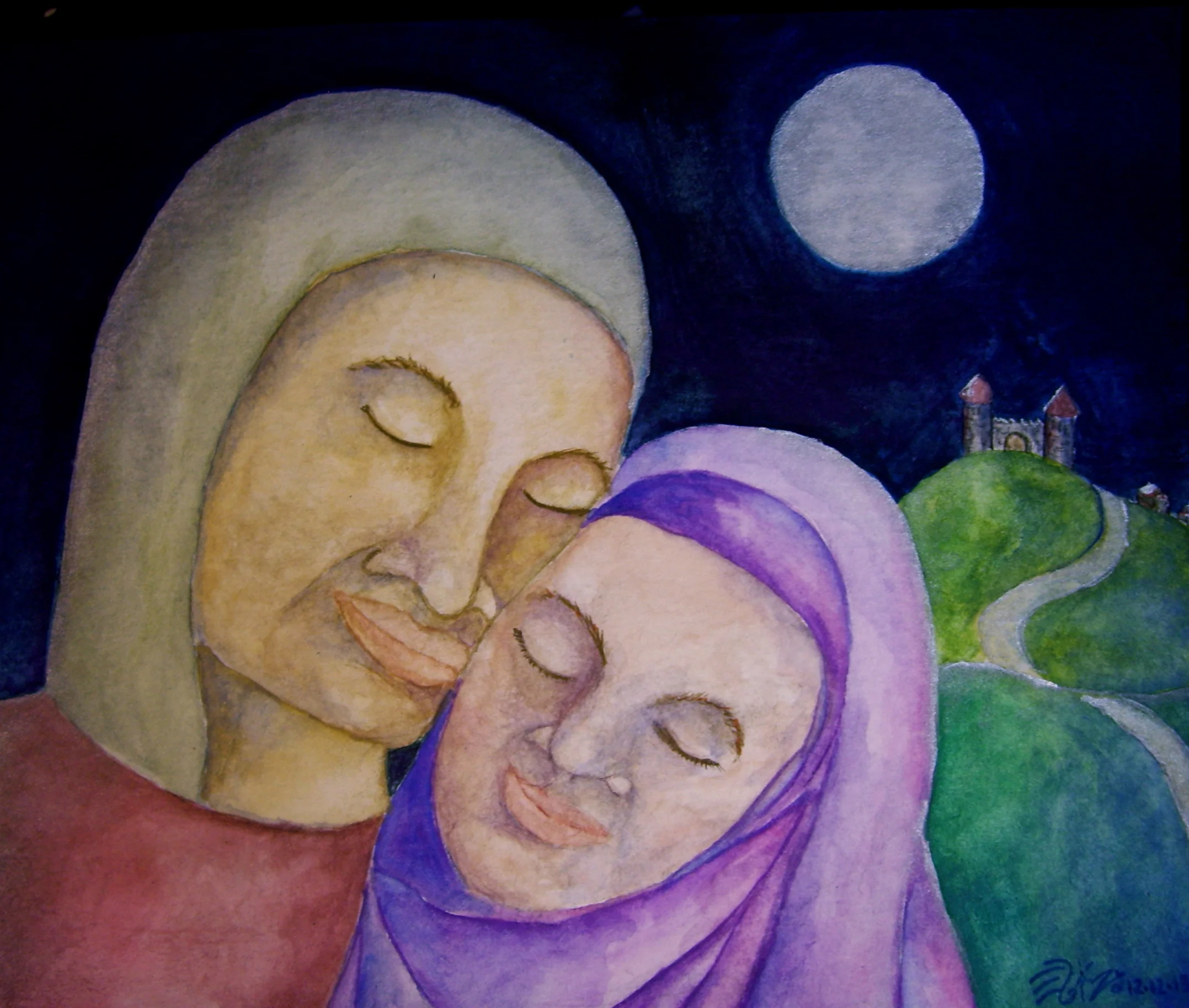 Watercolor on paper. 6 1/2" x 5 1/2"/ 12/12/13. Win it here.&nbsp; Purchase a print here.