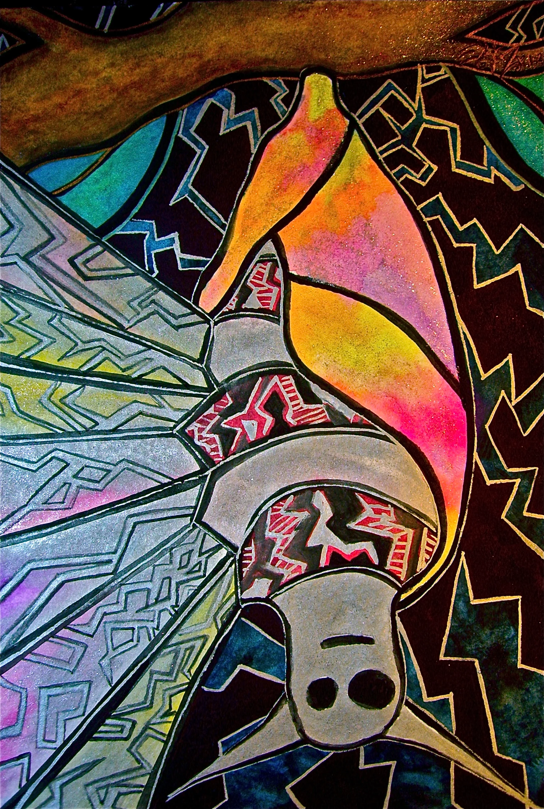 Watercolor and permanent ink on paper. 6" x 8 1/2". 1/2/2013. Win it here and Purchase a print here.