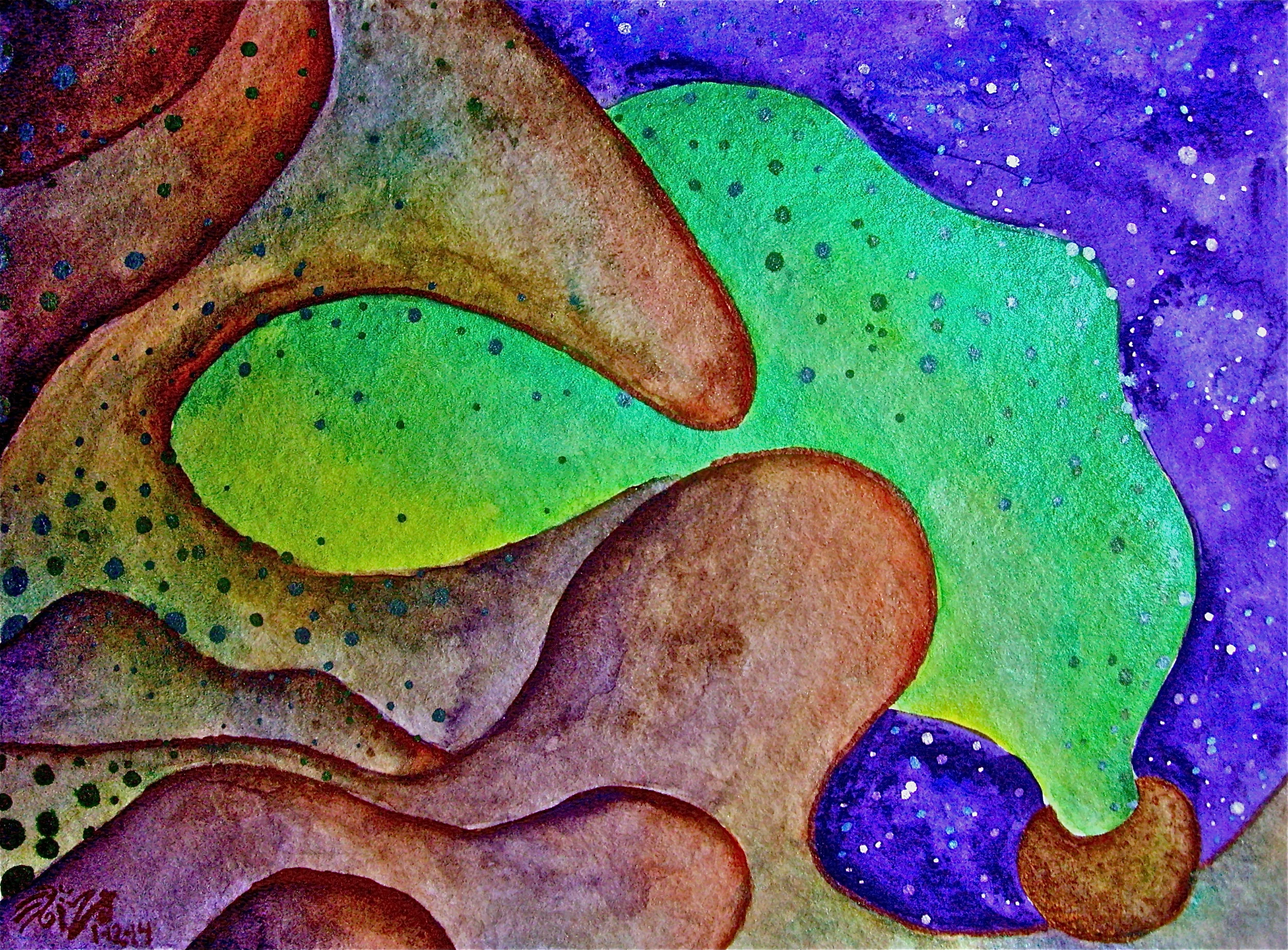Watercolor on paper. 8" x 6".&nbsp; 1/12/14. Win it here.&nbsp; Purchase a print here.