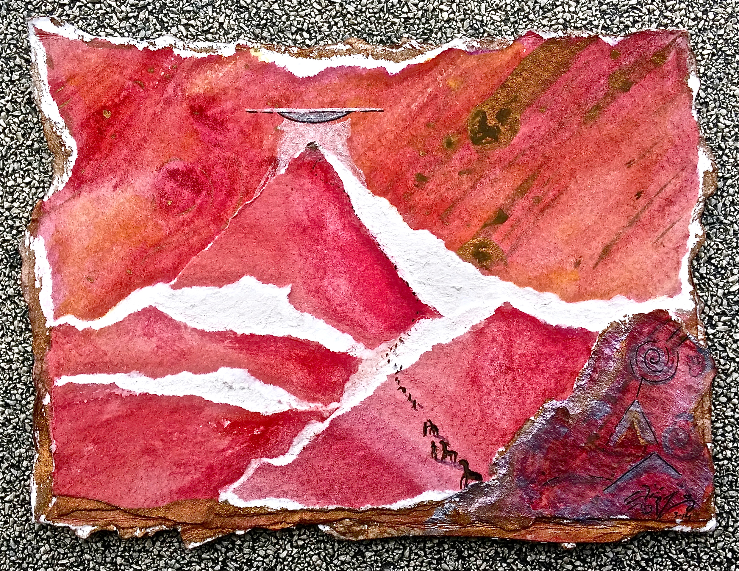 Mixed media ~6" x 4" PURCHASE A PRINT HERE
