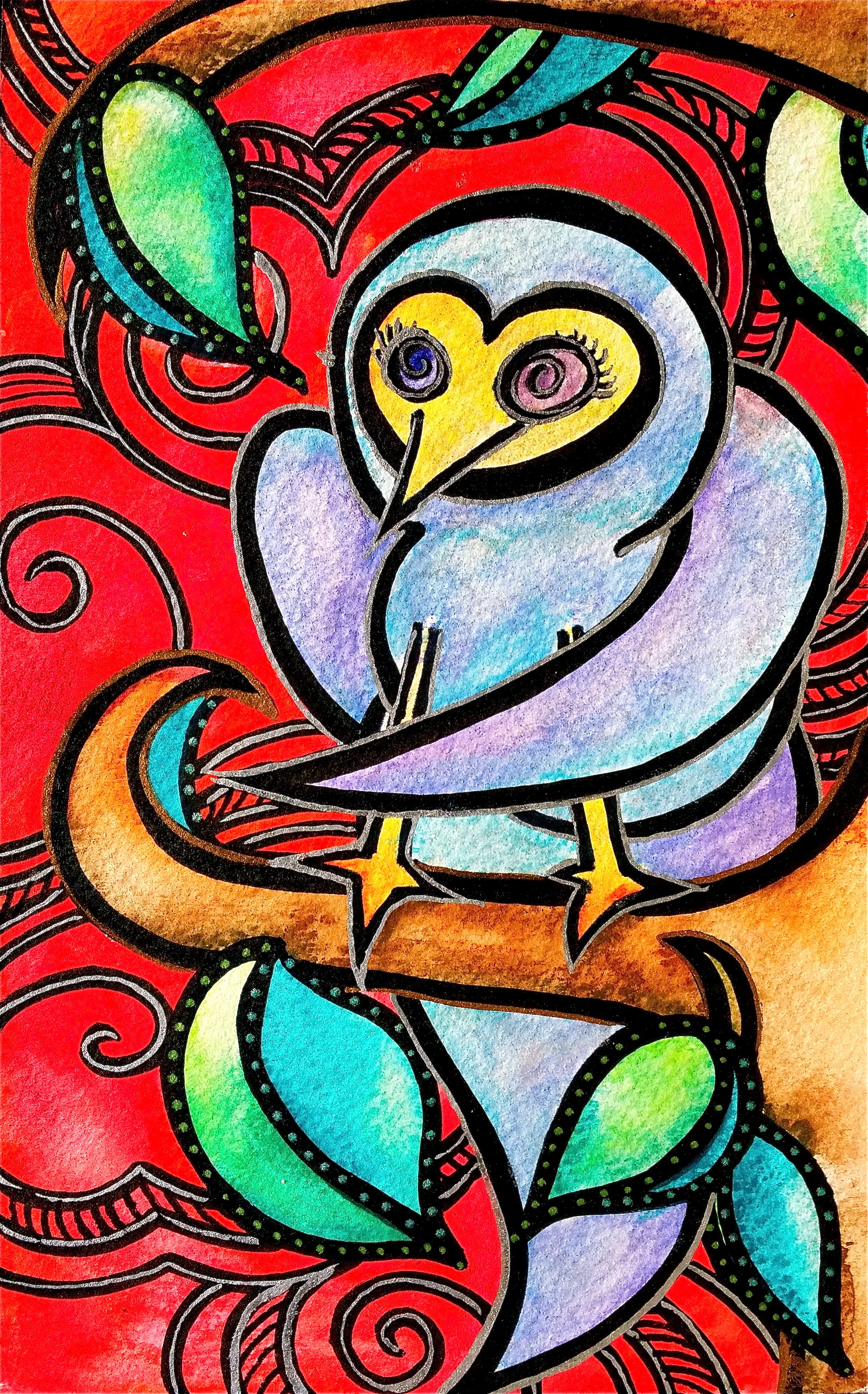 Watercolor on paper. 5 1/2" x 8 1/2" Win it here. PURCHASE A PRINT HERE.