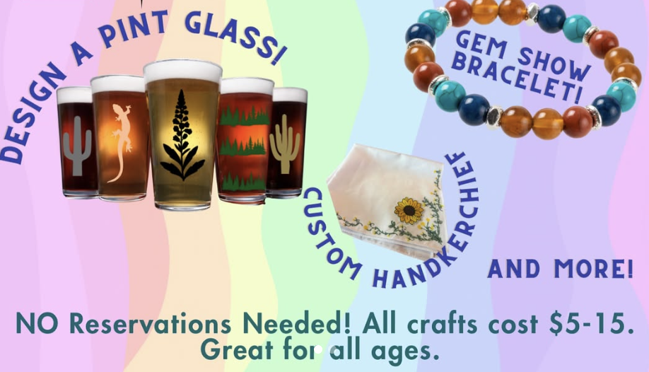 Beer &amp; Crafts in the Taproom with The Art Cart!