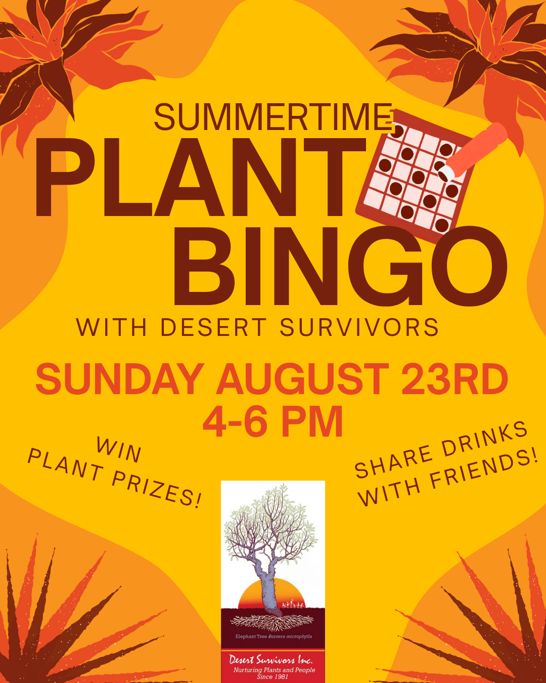 Plant BINGO with Desert Survivors