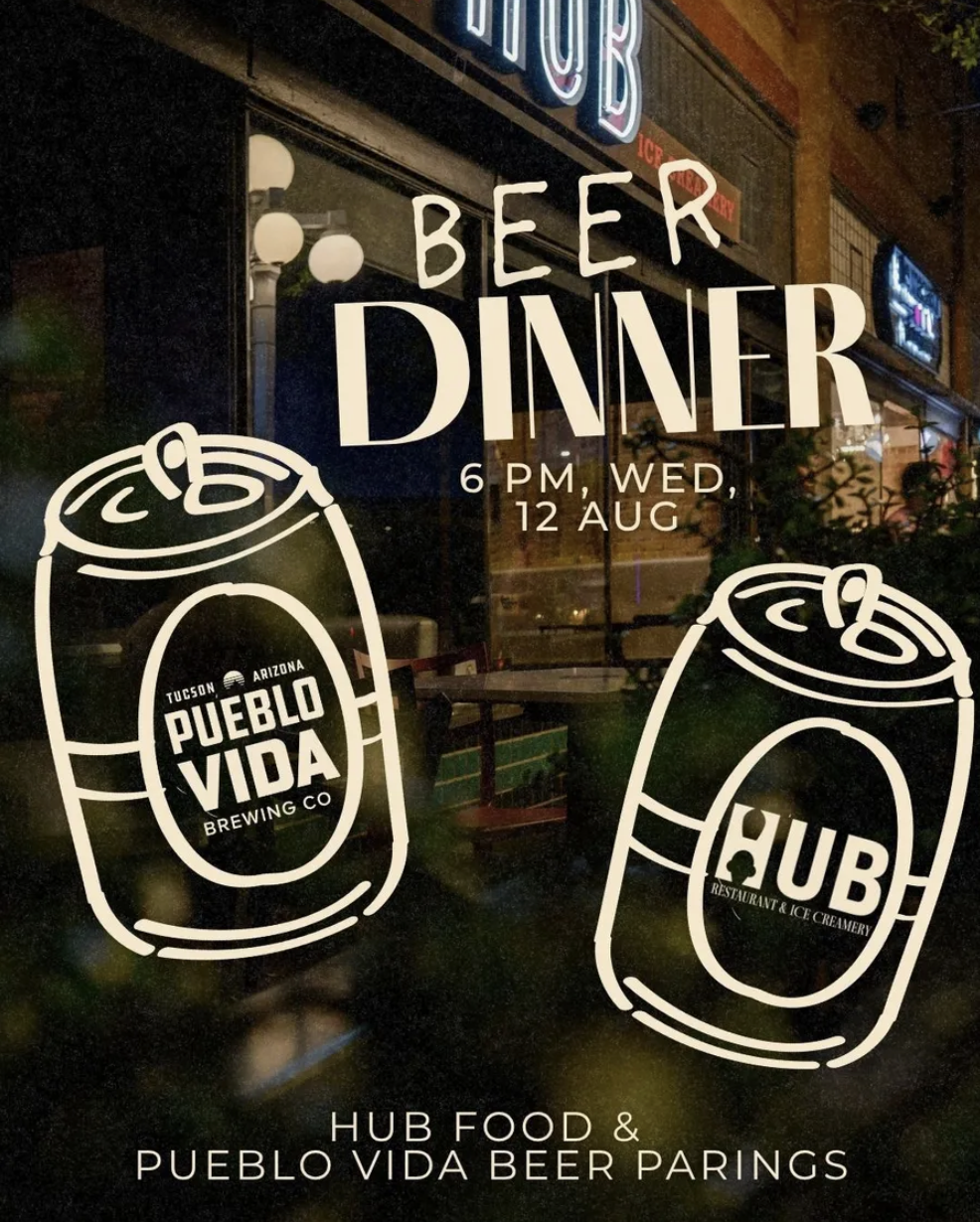 HUB Restaurant + Pueblo Vida Beer Pairing Dinner