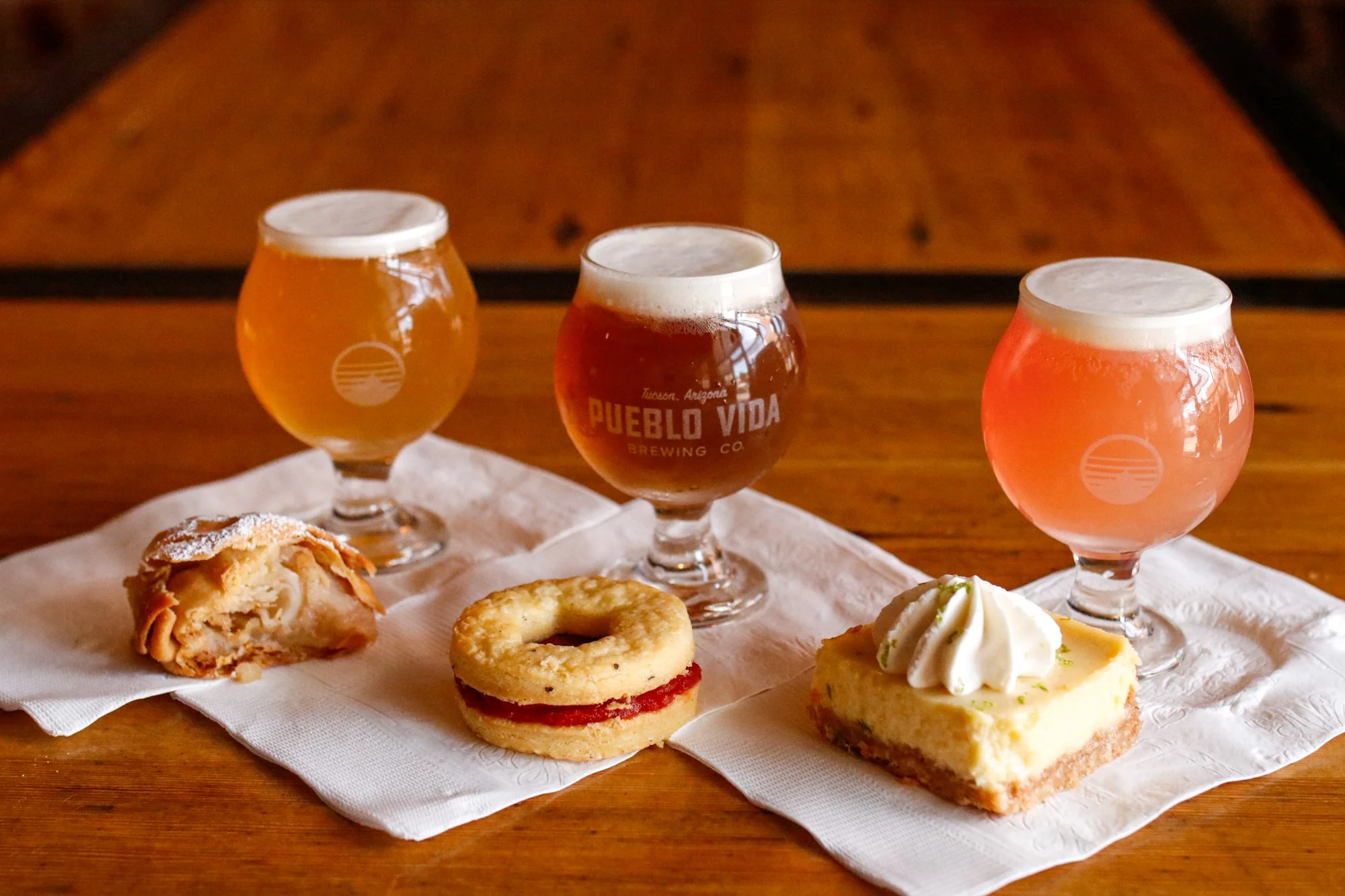 Oktoberfest Beer &amp; Pastry Flights with Rosebud bakery