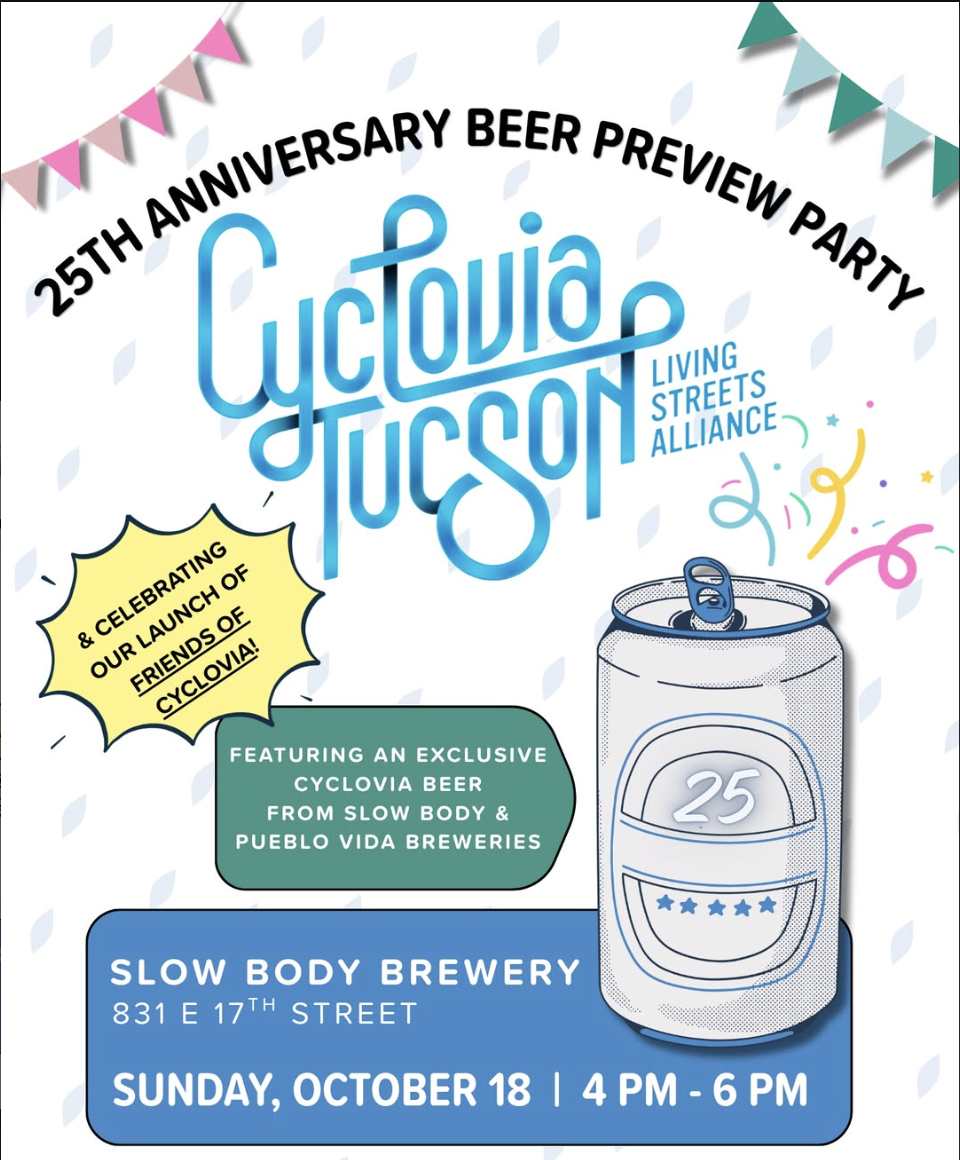 Cyclovia 25th Anniversary Party + Collaboration Beer Release @ Slow Body Beer