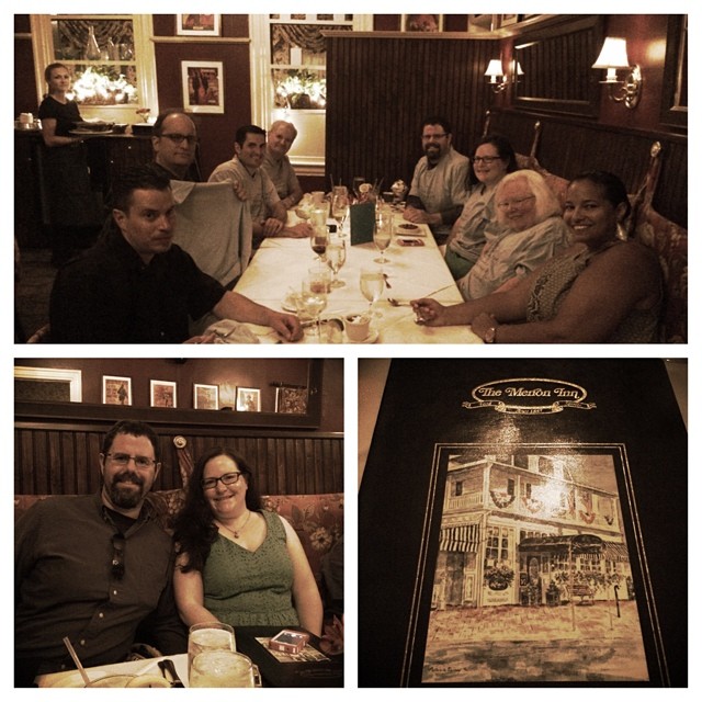 #thisis40 #birthday dinner last night at #TheMerionInn in #capemay #greattime