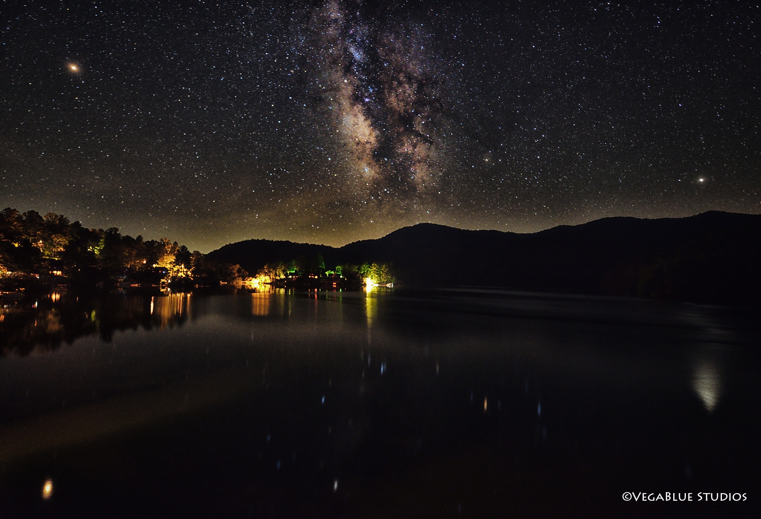 Milky Way over Lake Santeetlah