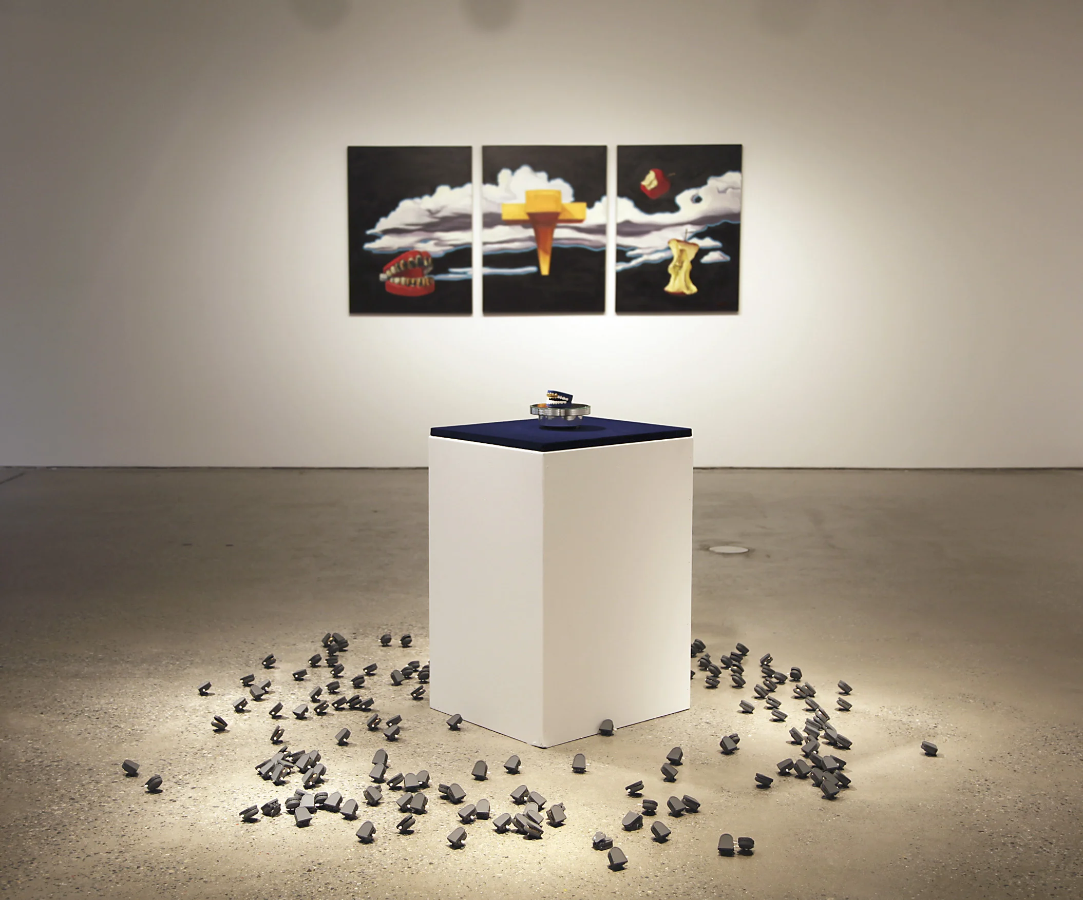 Foreground - Rap Service | Background - The Father, The Son, And the Other Two | Exhibition - Powers That Be | The Cooper Union | 2010 