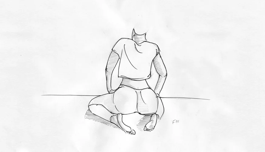 Twerk 9 | Pen and Pencil on Paper | 2013