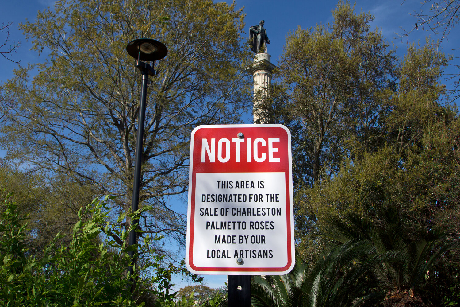  Location: Marion Square (Calhoun St. between King St. and Meeting St., Charleston S.C. John C. Calhoun statue was removed summer 2020. 