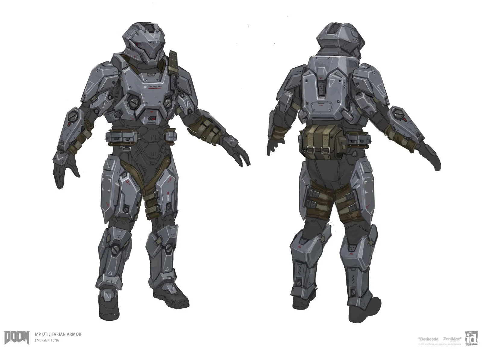 DOOM (2016) Concept Art — Emerson Tung