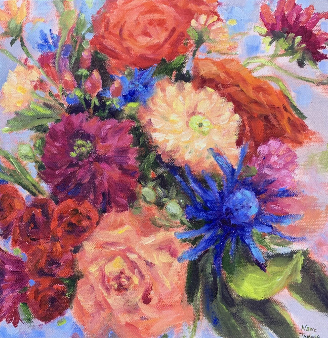 Party Flowers  10x10  $575