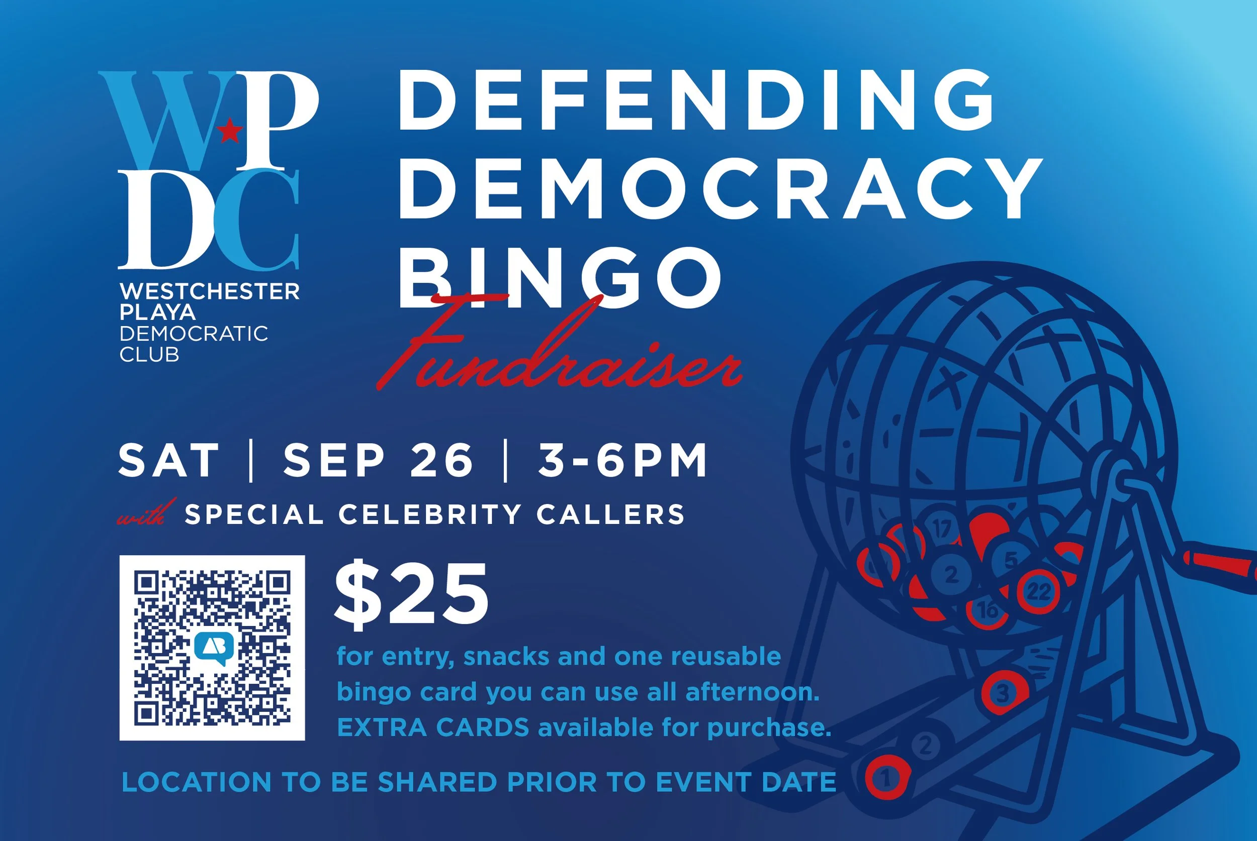 WPDC DEFENDING DEMOCRACY BINGO