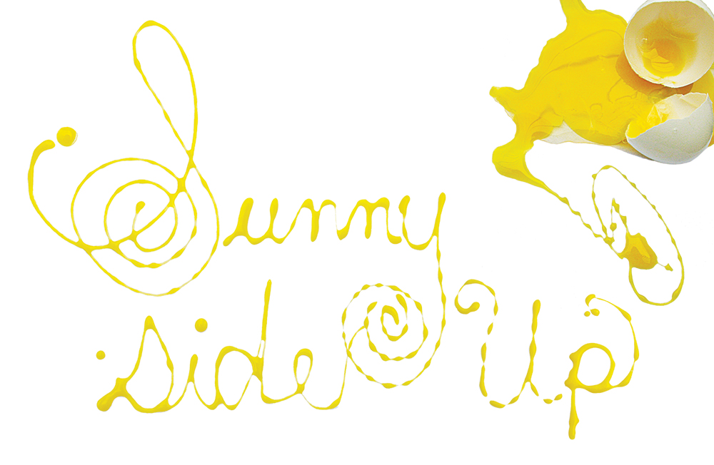 SUNNY SIDE UP Photo Manipulation with Egg Yolk