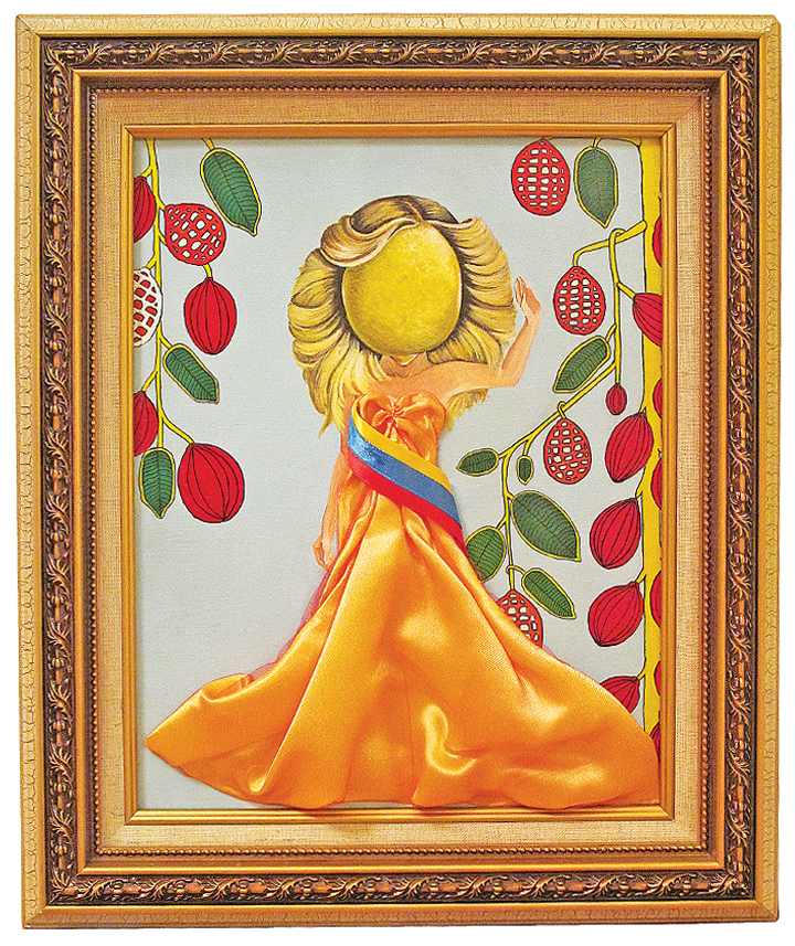 THE CITRUS FAMILY Acrylic with Mixed Media