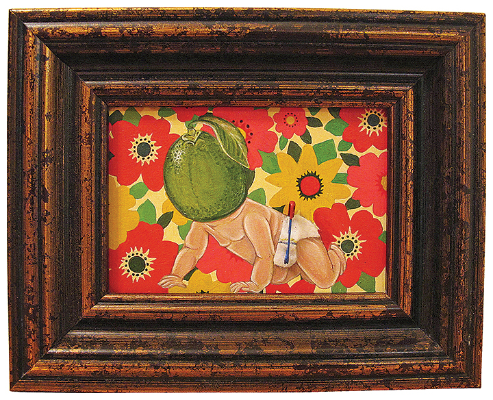 THE CITRUS FAMILY Acrylic with Mixed Media