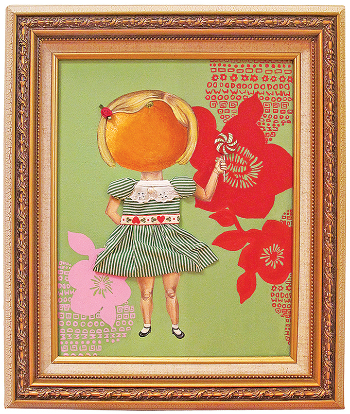THE CITRUS FAMILY Acrylic with Mixed Media