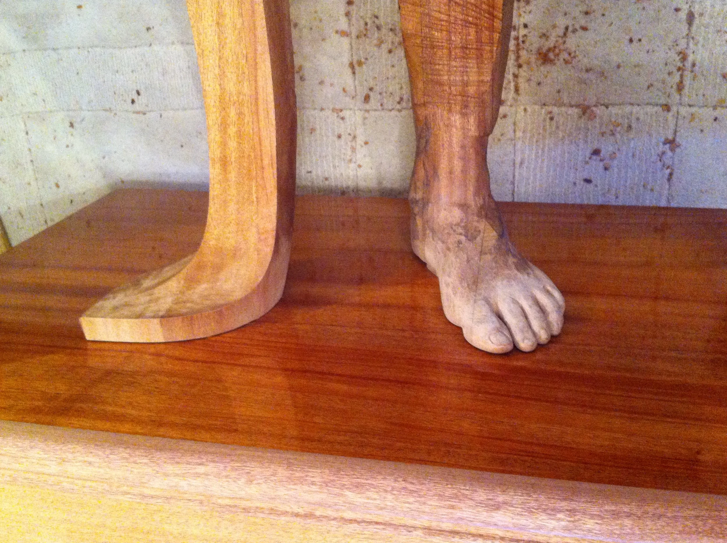  progress on the sculpture titled “Highboy”. 