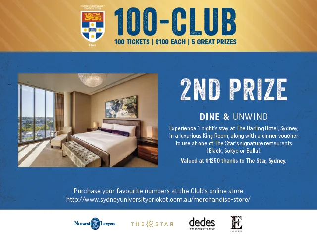 Don't miss out on the 100-Club Draw!