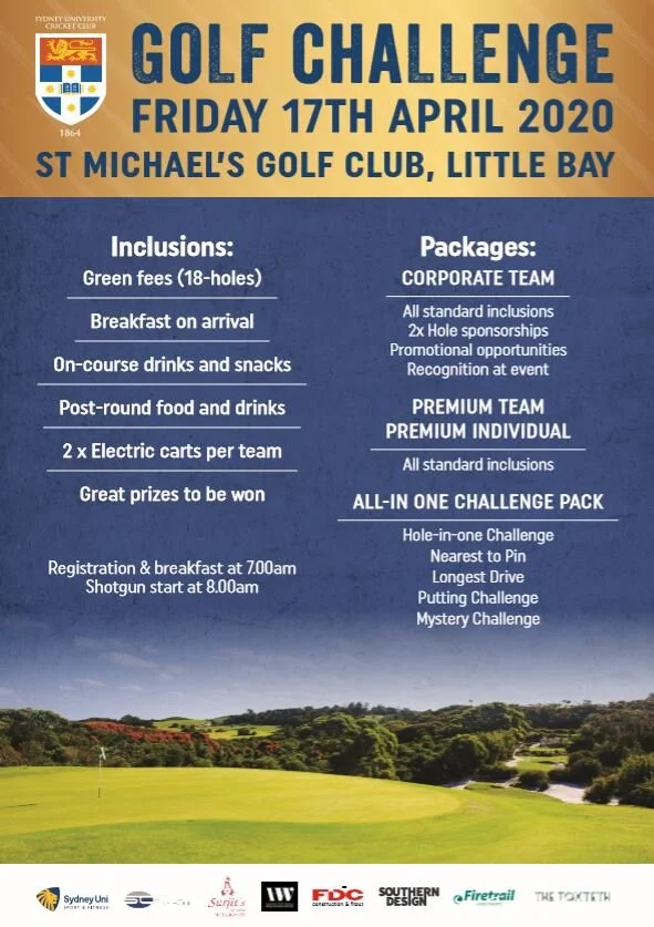 Sydney University Cricket Club Golf Challenge